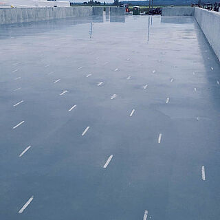 Onion storage air floor concrete slab